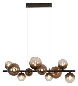 Brilagi - Lampadario LED a sospensione su cavo MILLA 10xG9/3W/230V marrone/marrone fumé
