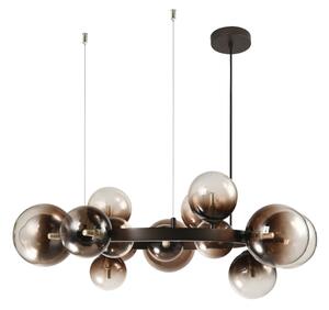Brilagi - Lampadario LED a sospensione con cavo MILLA 15xG9/3W/230V marrone/marrone fumé
