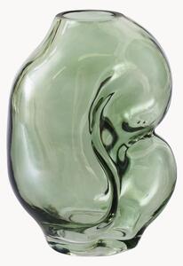 Vaso in vetro fatto a mano Gleam, Alt. 18 cm