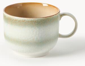Tazza fatta a mano con smalto reattivo 70's