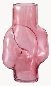 Vaso in vetro fatto a mano Gleam, Alt. 32 cm