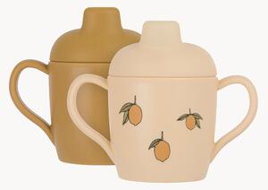 Set di 2 tazze con beccuccio Sippy