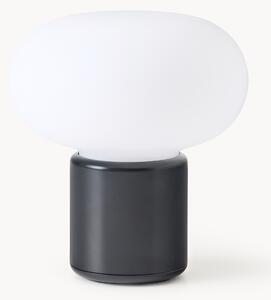 Lampada da tavolo piccola portatile Karl-Johan, luce regolabile