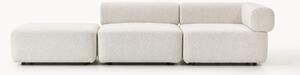 Chaise longue componibile in bouclé Anton