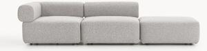 Chaise longue componibile in bouclé Anton