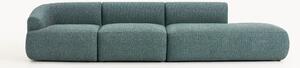 Chaise longue componibile 2 posti in bouclé Sofia
