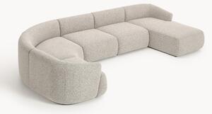 Divano XL componibile in bouclé Sofia