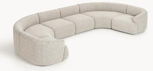 Divano XL componibile in bouclé Sofia