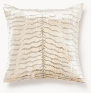 Copricuscino in viscosa con motivo jacquard Helene