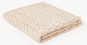 Coperta in cotone a maglia Vera