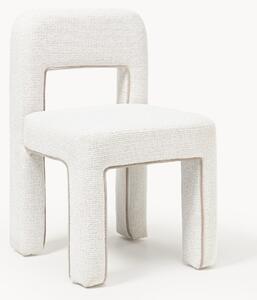 Sedia imbottita in bouclé Ana