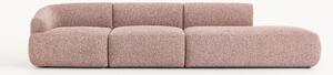 Chaise longue componibile 2 posti in bouclé Sofia