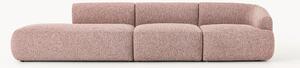 Chaise longue componibile 2 posti in bouclé Sofia