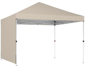 Outsunny Gazebo 3x3m, Waterproof for Garden and Outdoor Parties, Beige | Aosom Italy