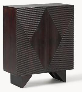 Credenza alta in legno di mango Louis