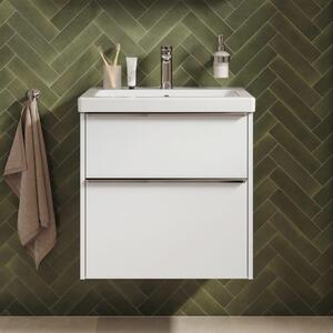Lavabo in Vetroceramica Duravit Joviva con mobile sottolavabo da 60 cm