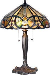 Lampada da tavolo Tiffany Clayre & Eef Ø 41x61 cm Vetro verde beige