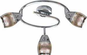 Lampada da soffitto MILTON cromata 3xE14x10W in metallo, dimensioni: 18x38x38 cm, IP20, Candellux