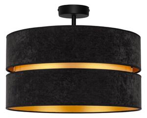 Duolla - Lampadario a plafone DUO 1xE27/15W/230V diametro 40 cm nero/oro