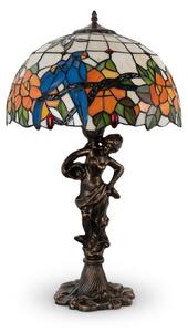 Brilagi - Lampada da tavolo Tiffany in vetro colorato JUNGLE 1xE27/60W/230V