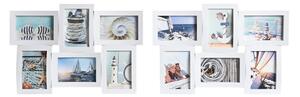 Cornice Portafoto DKD Home Decor Cristallo Bianco Marinaio PP (47,5 x 3 x 33 cm) (2 Unità)