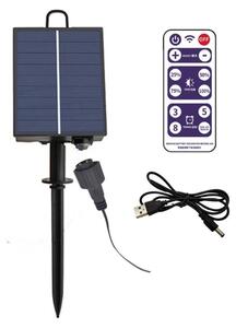 Kit di controllo solare da 1200 mAh, 4,5 V / 1,2 W, per strisce LED
