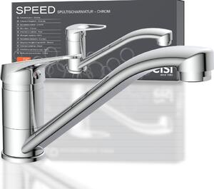 Rubinetto da cucina SPEED di eisl, rubinetto da cucina girevole a 360°, rubinetto da cucina, cromato
