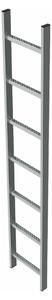 Scala a pioli zincata 10 pioli 47327
