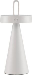 Lampada da tavolo a LED - H 28,9 cm - bianco - plastica - silicone - dimmerabile