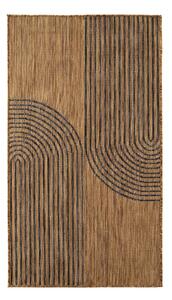 Tappeto da interno/esterno nero/marrone 80x150 cm Mira 1453 – Ayyildiz Carpets