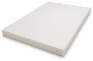 Schiuma poliuretanica T25 RG25/44, dimensioni 120 x 200 x 6 cm – Pannello in schiuma di media densità, tagliabile, colore bianco