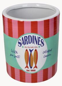 Portavaso in ceramica Sardines