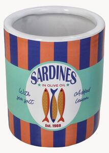 Portavaso in ceramica Sardines