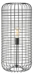 LeuchtenDirekt Lampada da tavolo Fabio cage design Ø 31cm nero