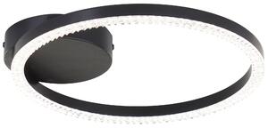 BRILLANTE plafoniera 30x31cm Aurelia nera IP20 LED integrato