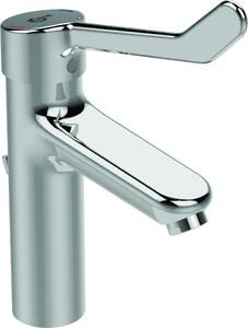 Ideal Standard miscelatore per lavabo Grande CERAPLUS 2 con leva ospedale e scarico in metallo cromo