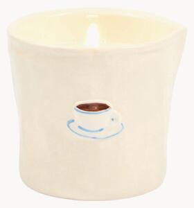 Candela profumata in ceramica Cappuccino (cioccolato, ciliegia)