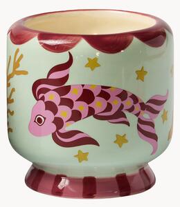 Candela profumata in ceramica Koi Fish (sale marino, salvia)