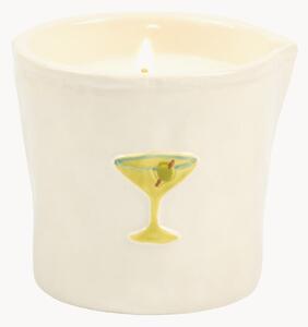Candela profumata in ceramica Martini (limone, viola)