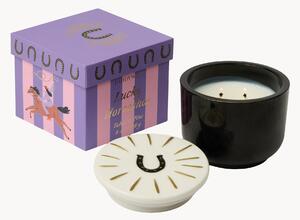 Candela profumata in vetro Horseshoe (tabacco, pino)