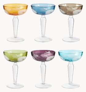 Set di 6 coppe da champagne Peony