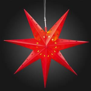Stella LED da esterno rossa diametro 60 cm LED ww - Illuminazione per feste 577778