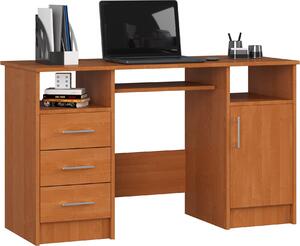 Scrivania per PC AKORD ANA nel colore ontano con L124 x H74 x P52 cm