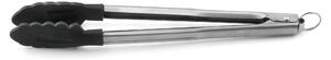 Pinza universale, acciaio inossidabile, manico in silicone, 24 cm, adatta al lavaggio in lavastoviglie
