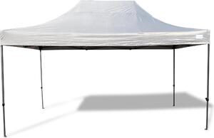 Gazebo pieghevole Grasekamp 3x4,5m grigio Modena - struttura extra robusta