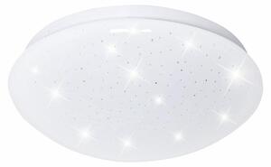 Lampada da soffitto a LED, rotonda, bianca, effetto stelle, diametro 21,5 cm