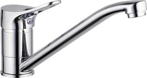 Eisl NI182VECR Miscelatore per lavello Verona, miscelatore da cucina, miscelatore monocomando girevole, cromo