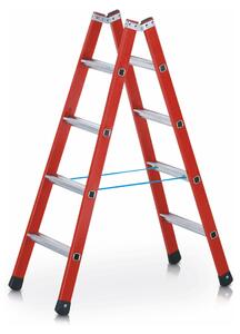 Scala a pioli larghi Zarges in struttura mista in vetroresina EFAmix B, 2x4 pioli