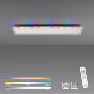 Plafoniera LED, effetto arcobaleno, telecomando, L 100 cm