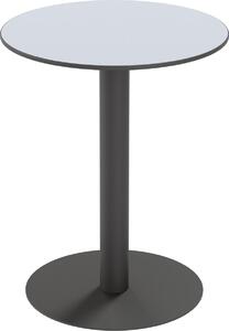 Tavolino da bistrot Cross TRCROS60M.02 rotondo 60x75 cm grigio